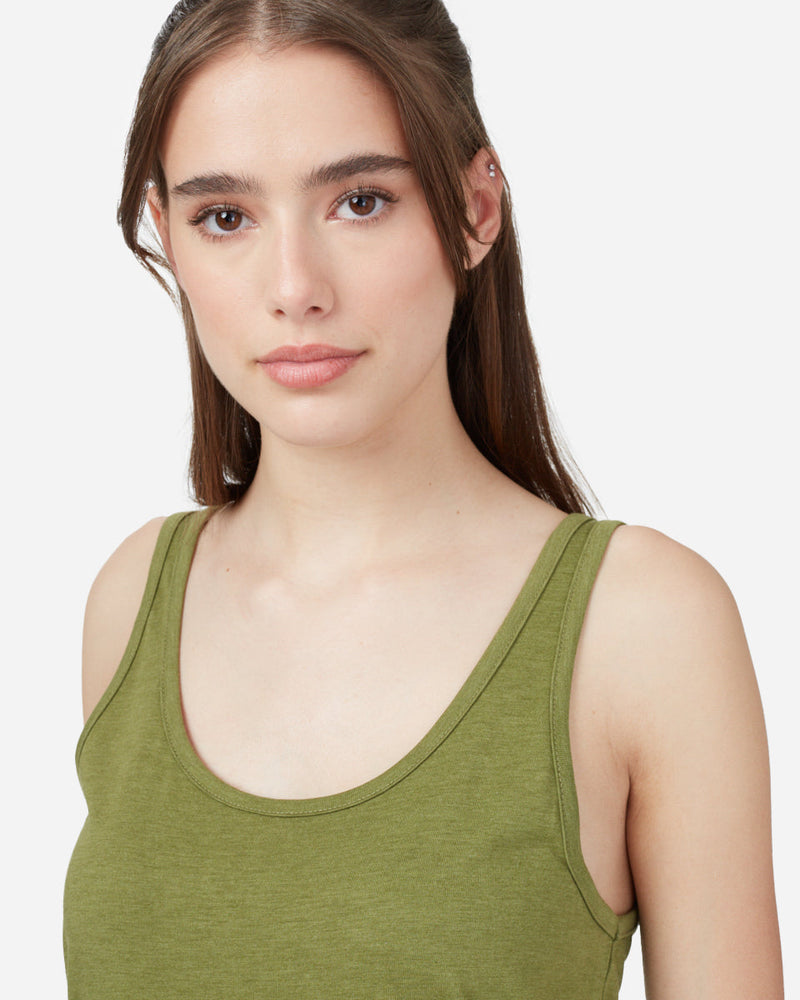 Green Women's Recycled Tank Jumpsuit