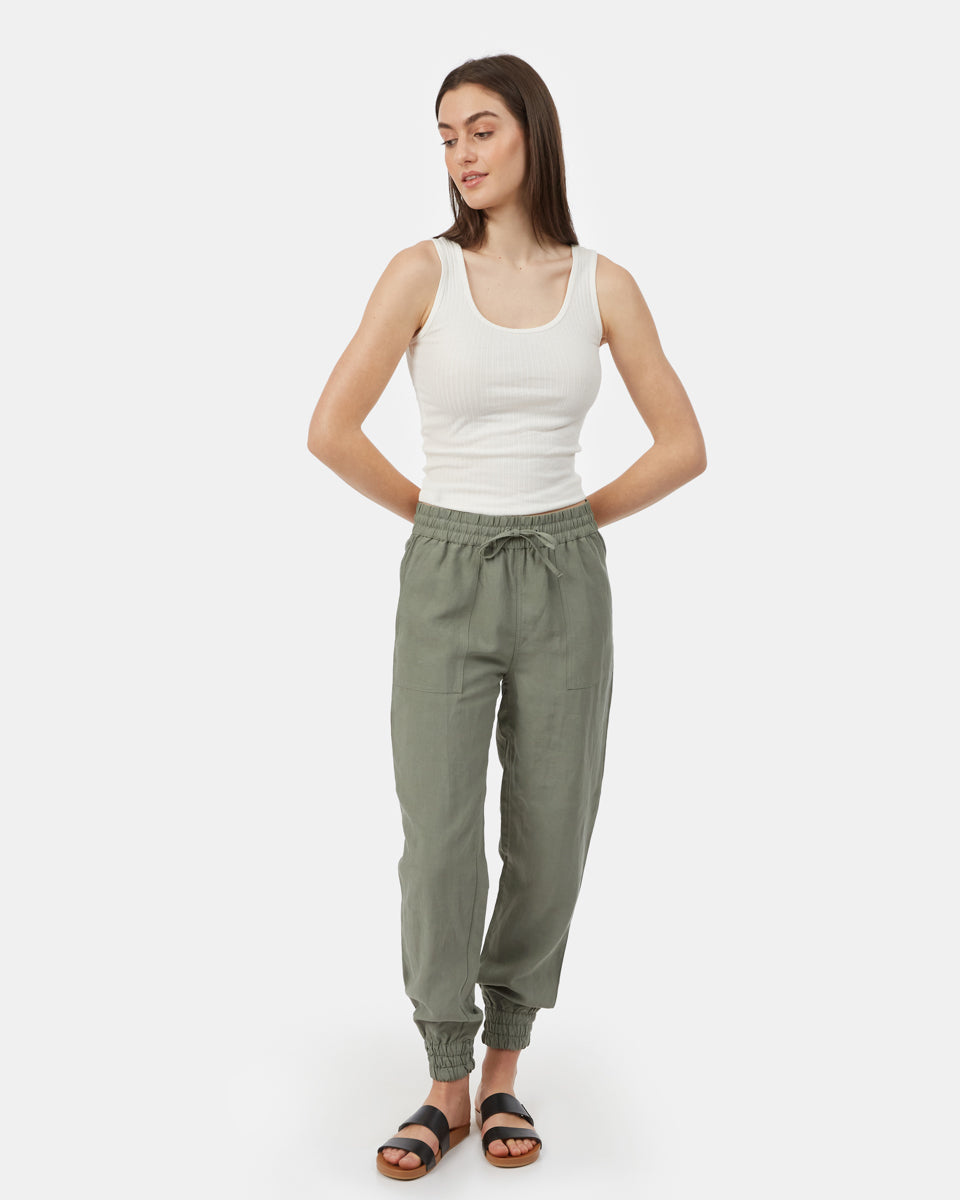 Womens Linen Thruline Pant | TENCEL™ Lyocell