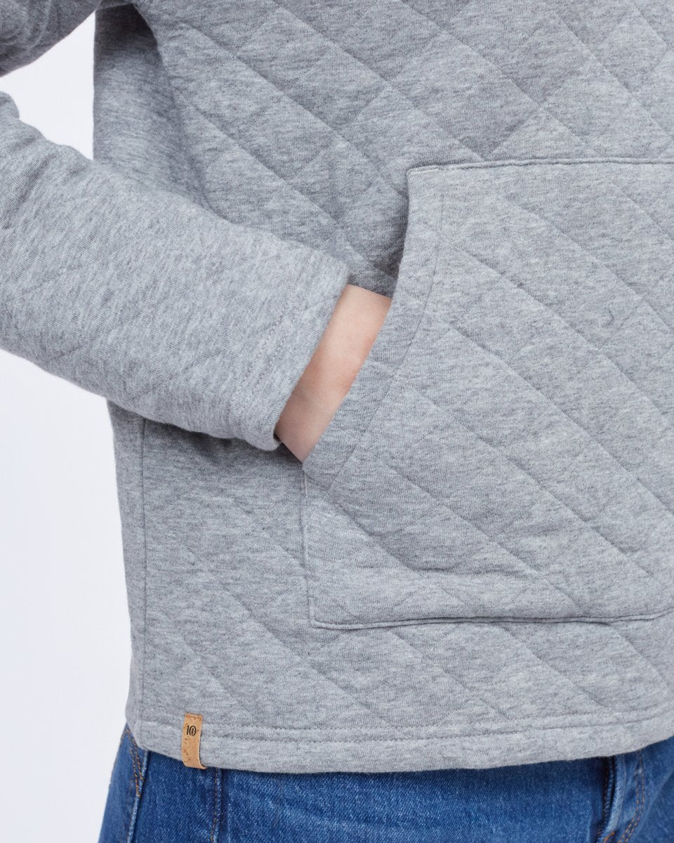 タペストリー　806 Womens 1/4 Zip Quilted Fleece | Organic Cotton