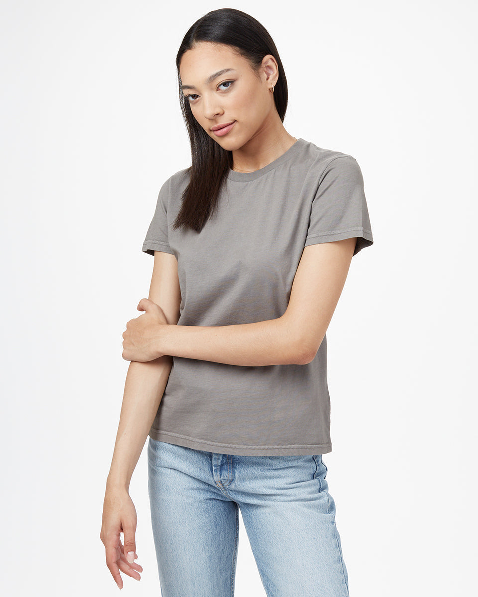 Womens Natural Dye T-Shirt | Organic Cotton