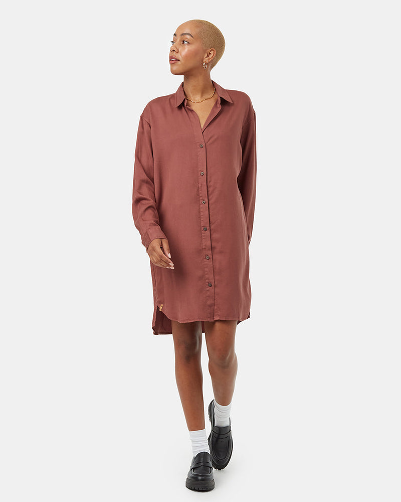 Womens Oversized Shirt Dress | TENCEL Lyocell Womens Oversized Shirt Dress | TENCEL Lyocell