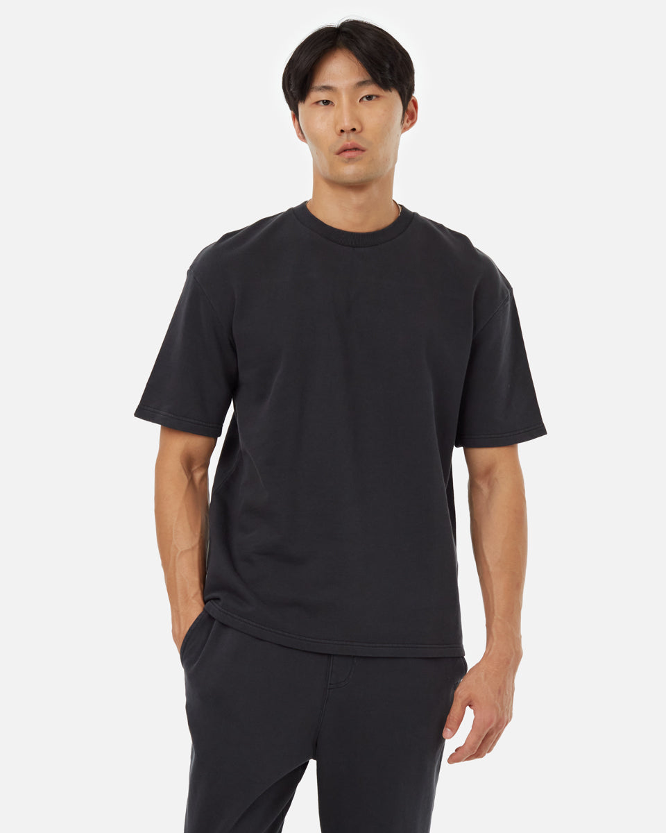 トップス Short Sleeve Crew Cotton French Terry Mens French Terry Shortsleeve Crew | Organic Cotton