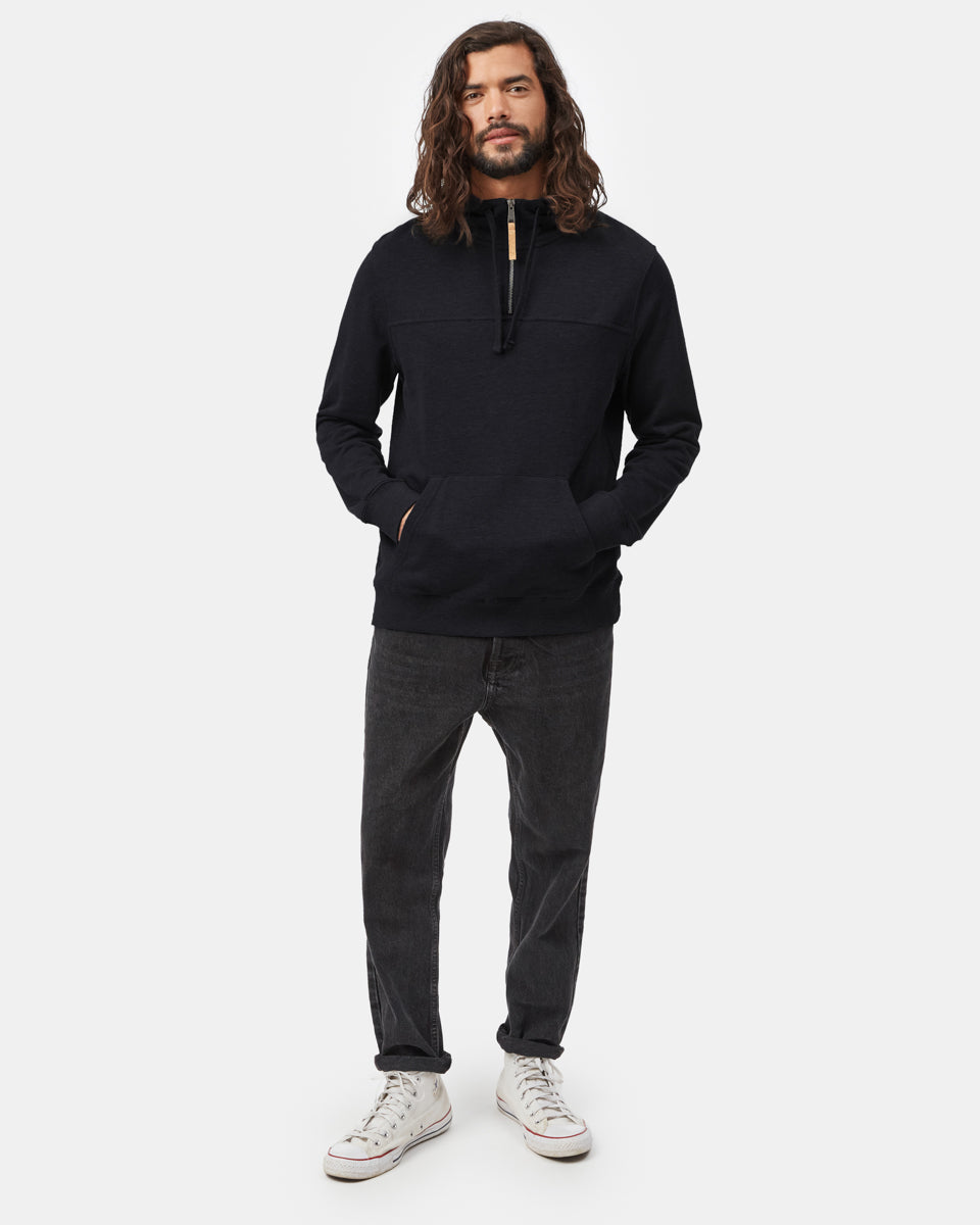 Mens TreeFleece 1/4 Zip Hoodie | Organic Cotton