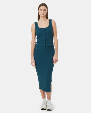 Marine Green Front Button Tank