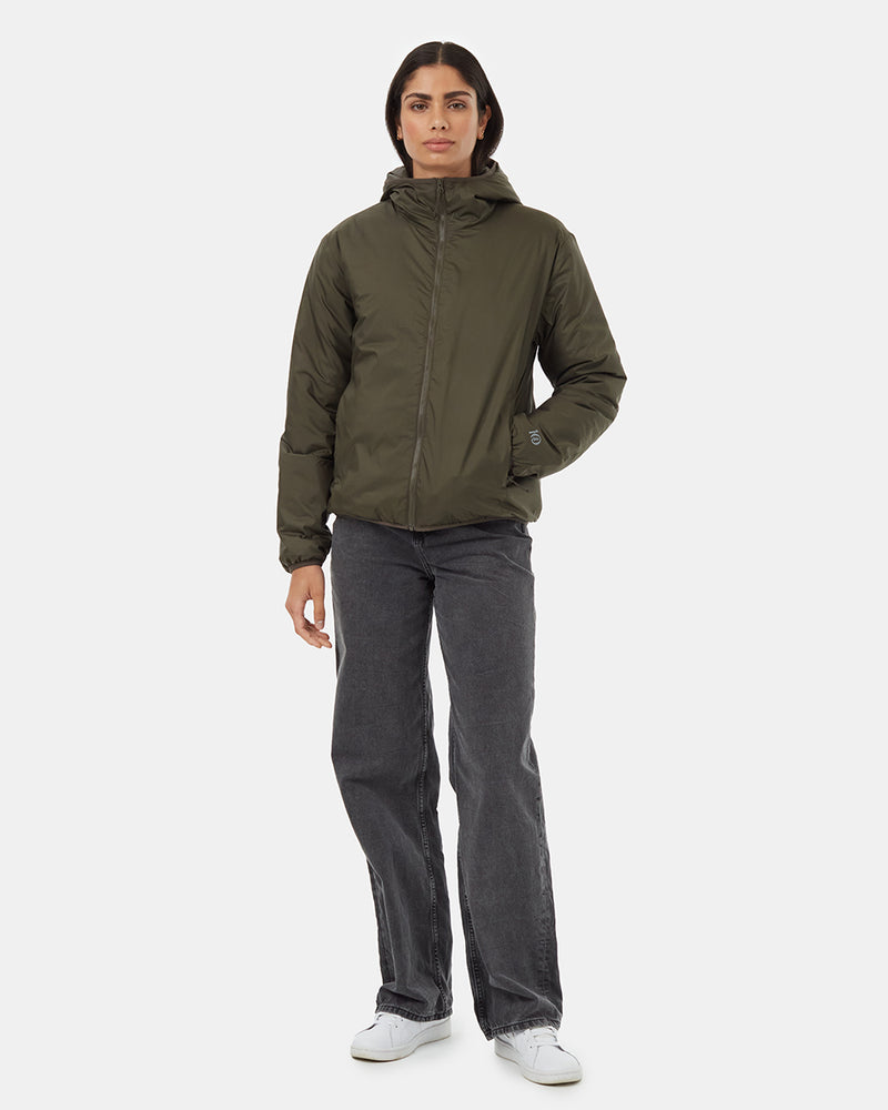 Compost Jacket Womens Cloudshell Padded Jacket | Recycled Polyester