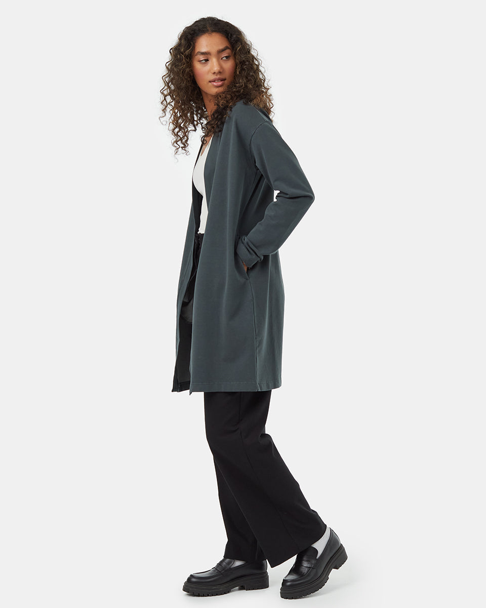 Womens French Terry Cardigan | Organic Cotton