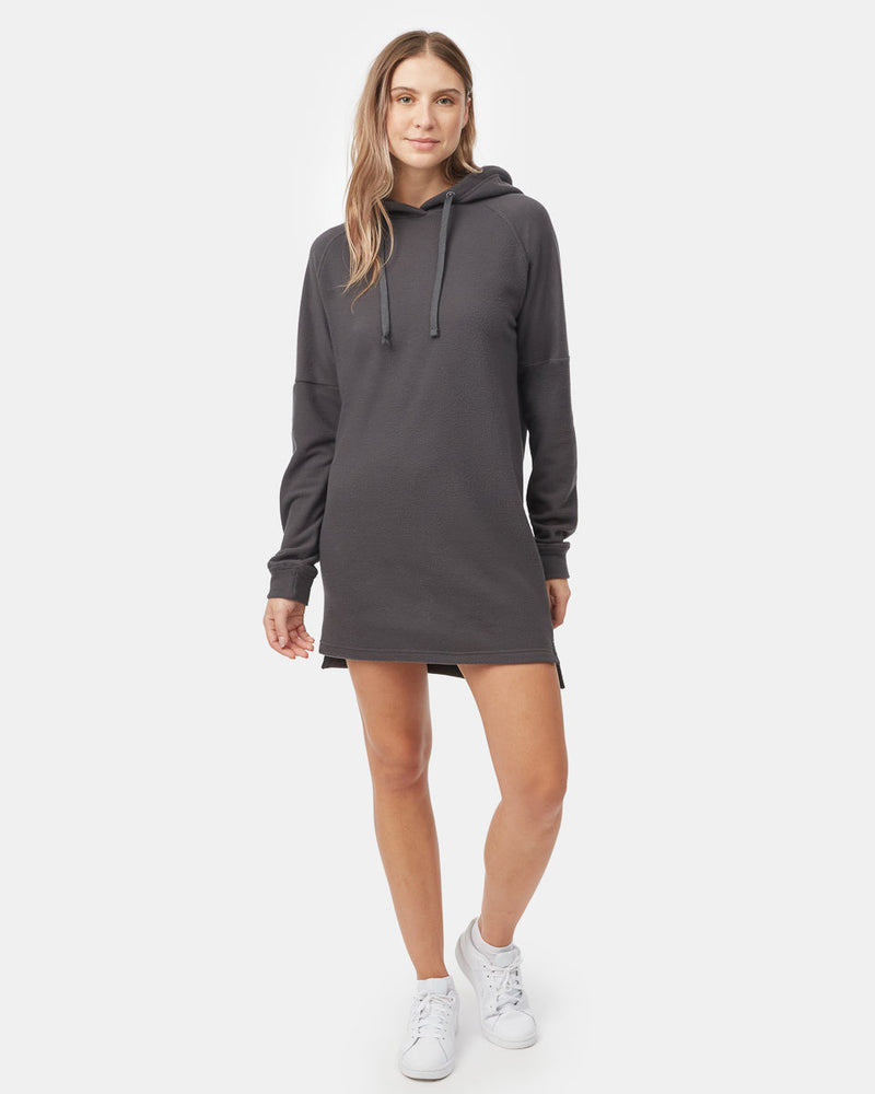 Womens Luxe Oversized Hoodie Dress | Recycled Polyester Womens Luxe Oversized Hoodie Dress | Recycled Polyester