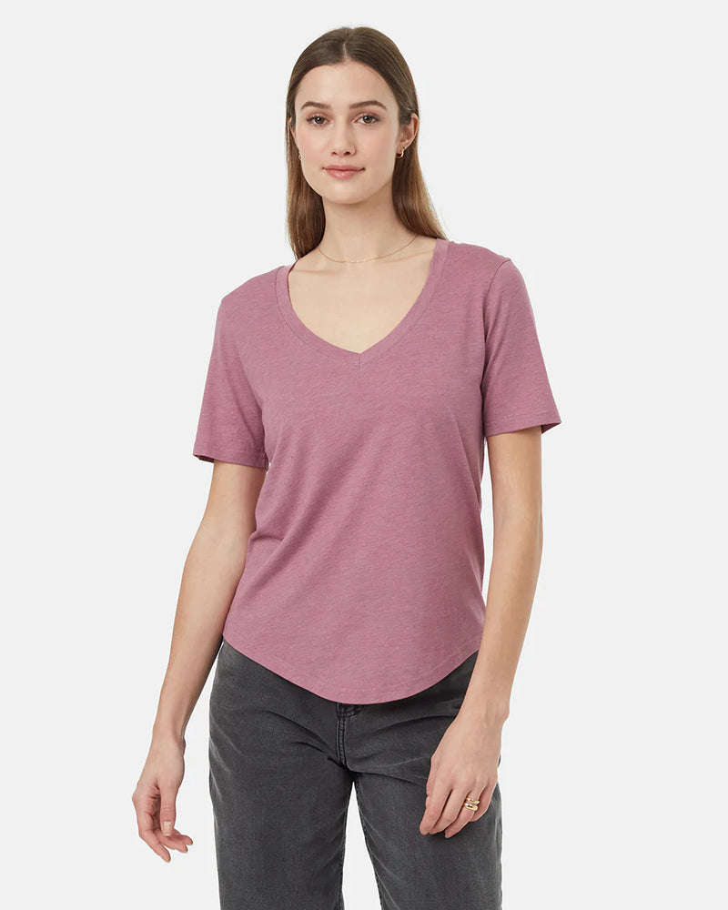 womens_V-Neck Short Sleeve T-Shirt