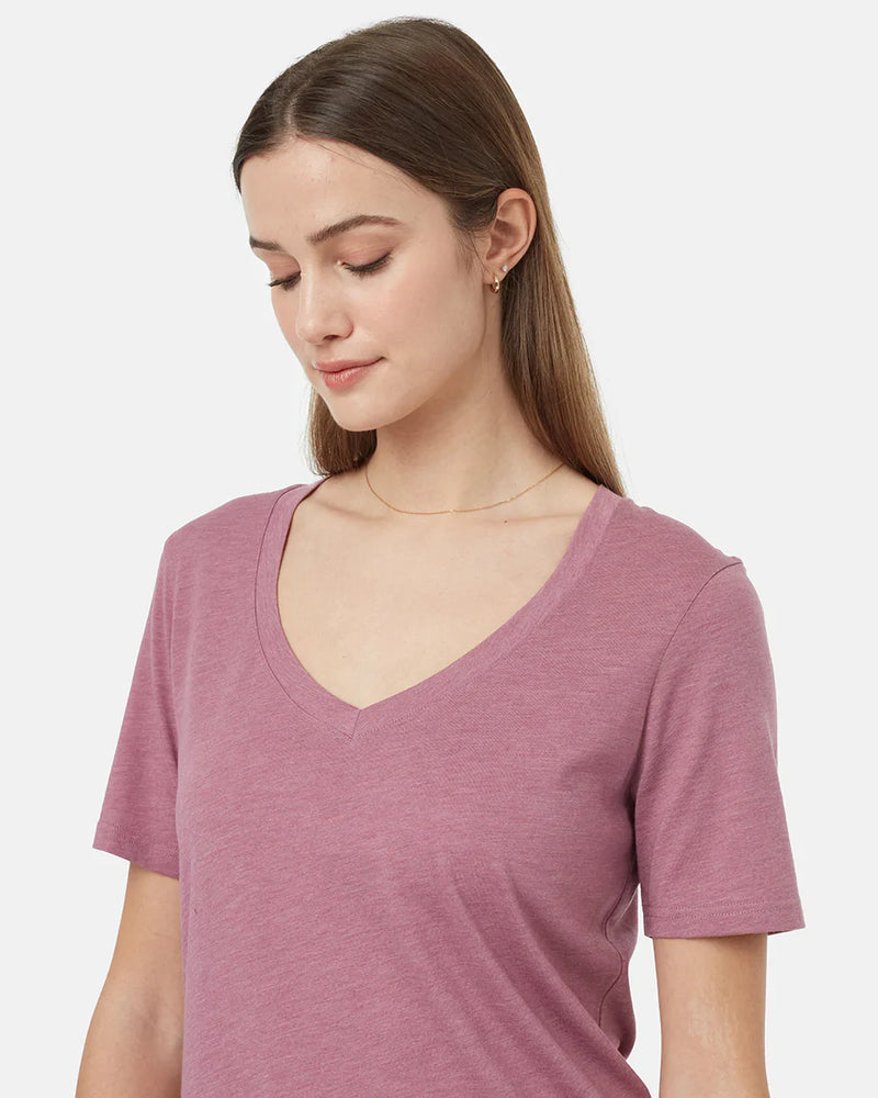 womens_V-Neck Short Sleeve T-Shirt