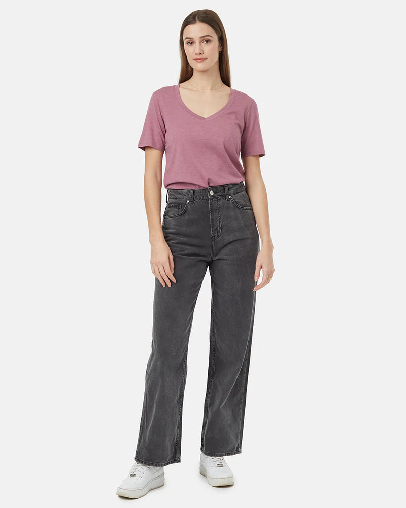 womens_V-Neck Short Sleeve T-Shirt