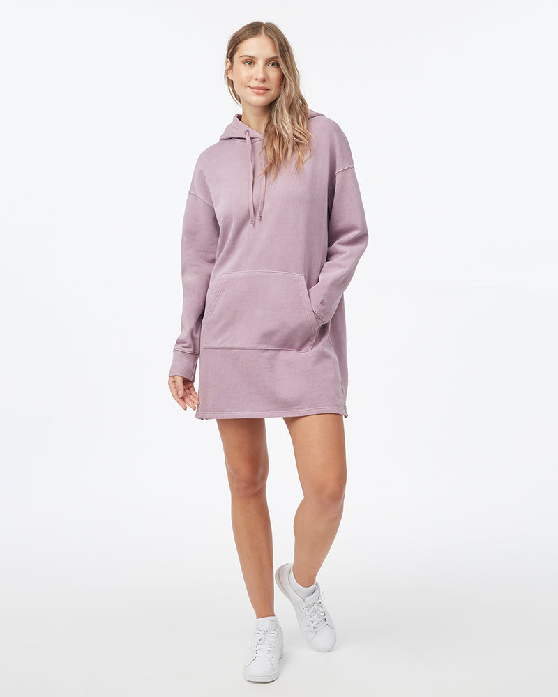 purple hoodie dress Women's Purple Camo Hoodie Dress for Ultimate Stylish Comfort & Fit IAKAM