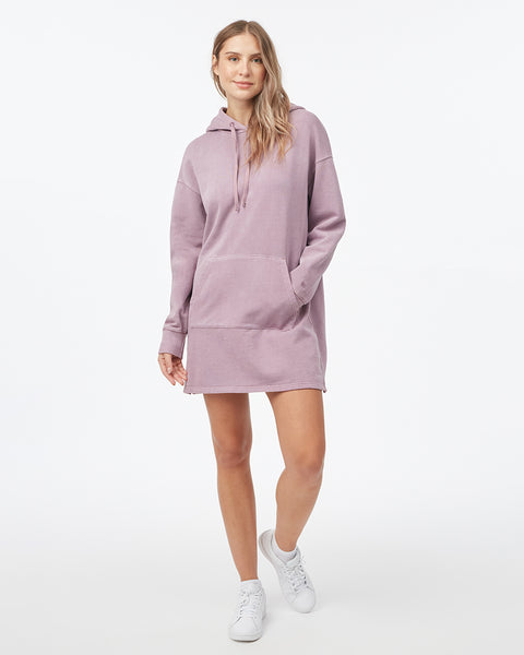 Womens Organic Cotton French Terry Hoodie Dress Womens Organic Cotton French Terry Hoodie Dress