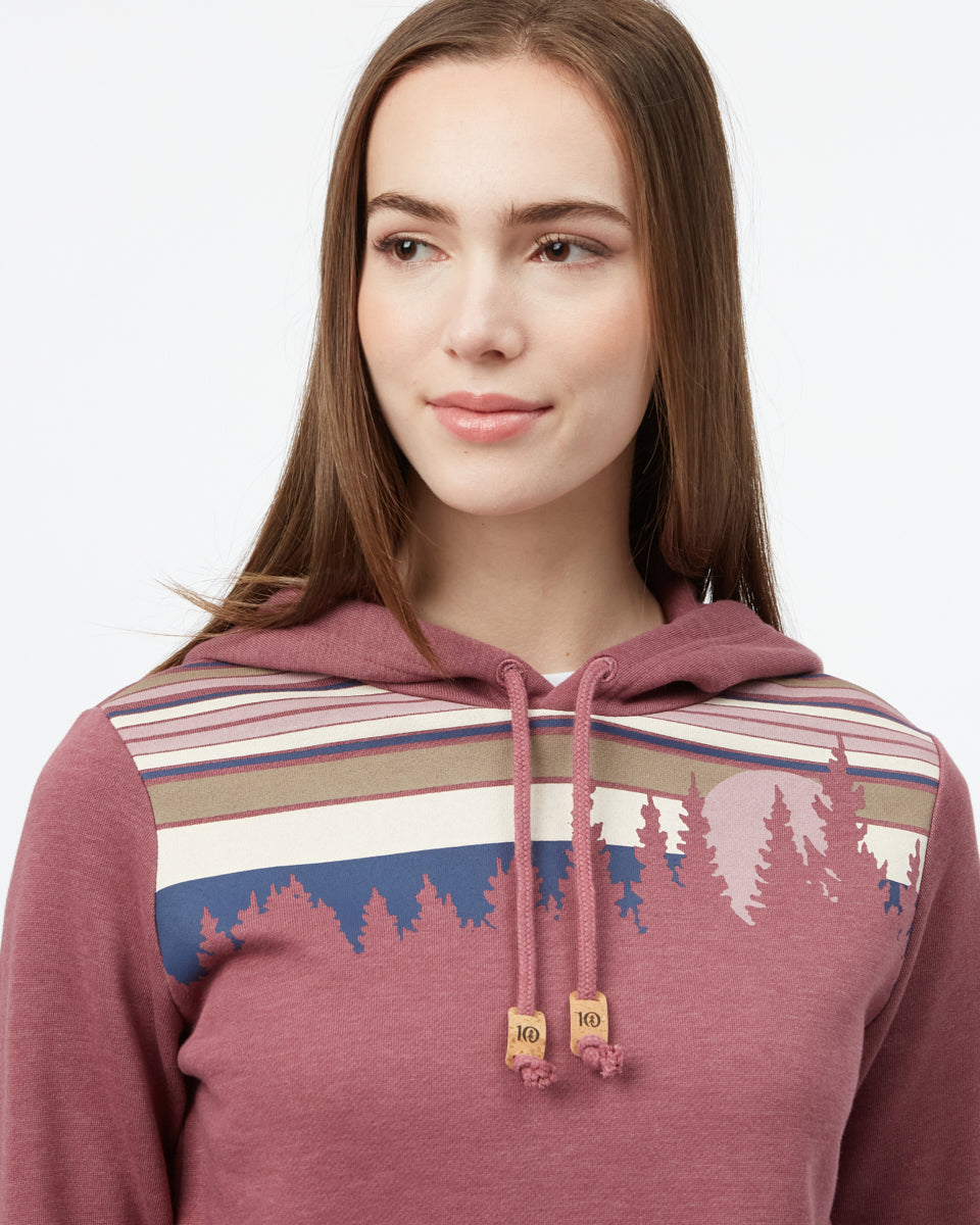 Womens Retro Juniper Classic Hoodie | Organic Cotton